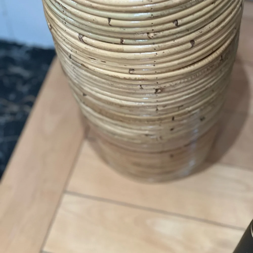 BOGO 50% OFF the second one Natural Indonesian rattan vase - Picture 7 of 14